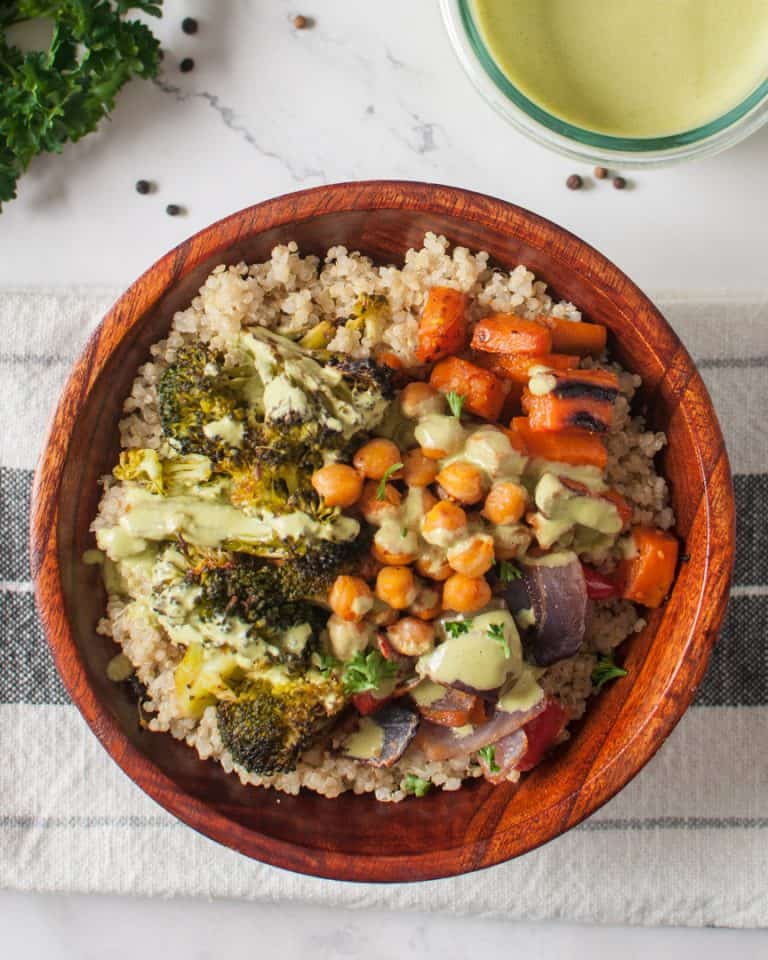 Roasted Vegetable Buddha Bowl Recipe Mountain Berry Eats