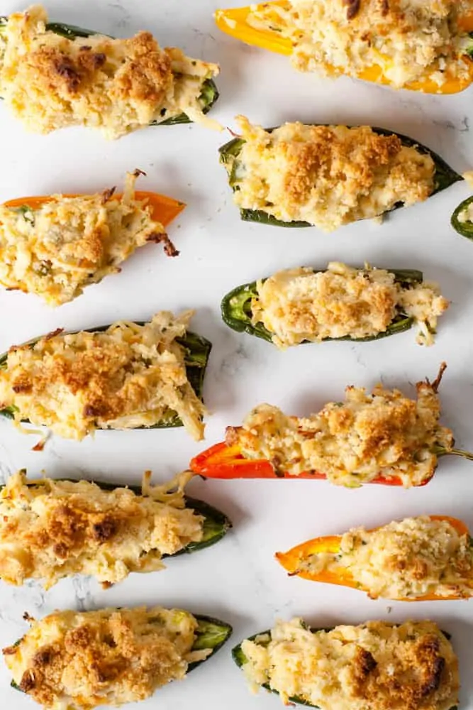 Chicken & Cheese Stuffed Jalapeños - Mountain Berry Eats