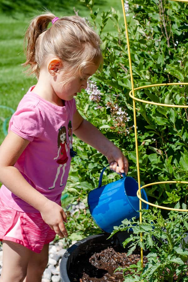 GirlWateringPlants