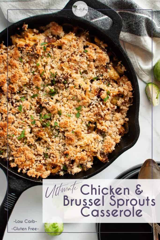 Chicken and Brussel Sprouts Casserole Mountain Berry Eats