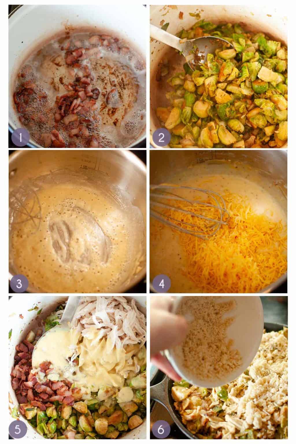 Chicken and Brussel Sprouts Casserole Mountain Berry Eats