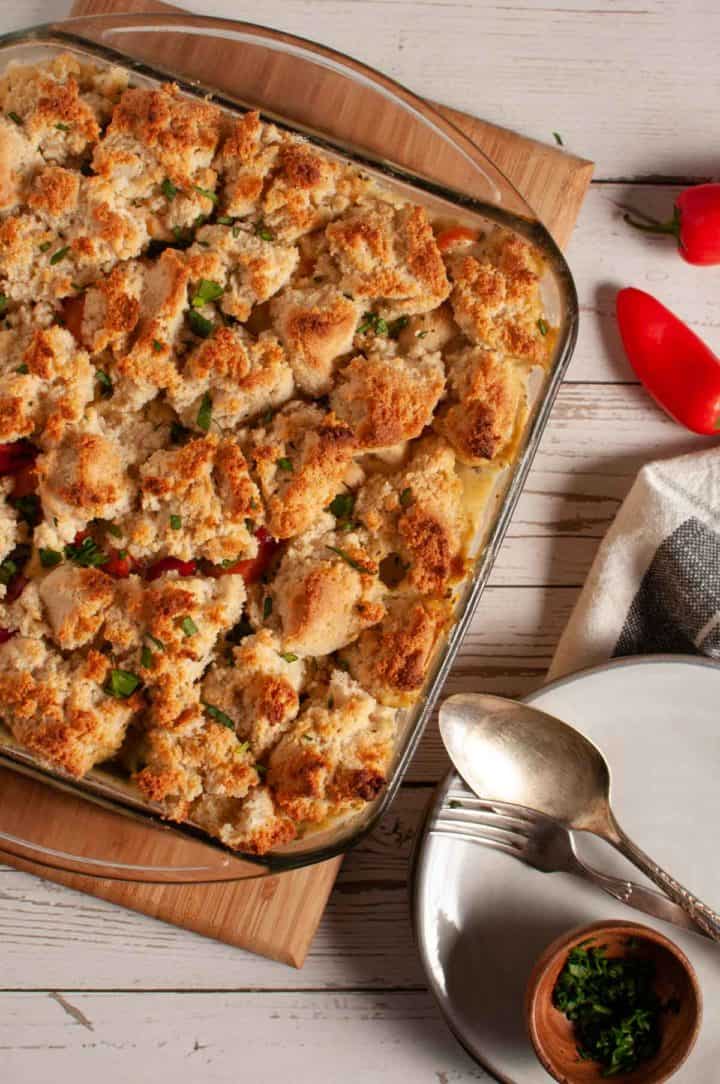 Grandma's Chicken And Biscuit Casserole - Mountain Berry Eats