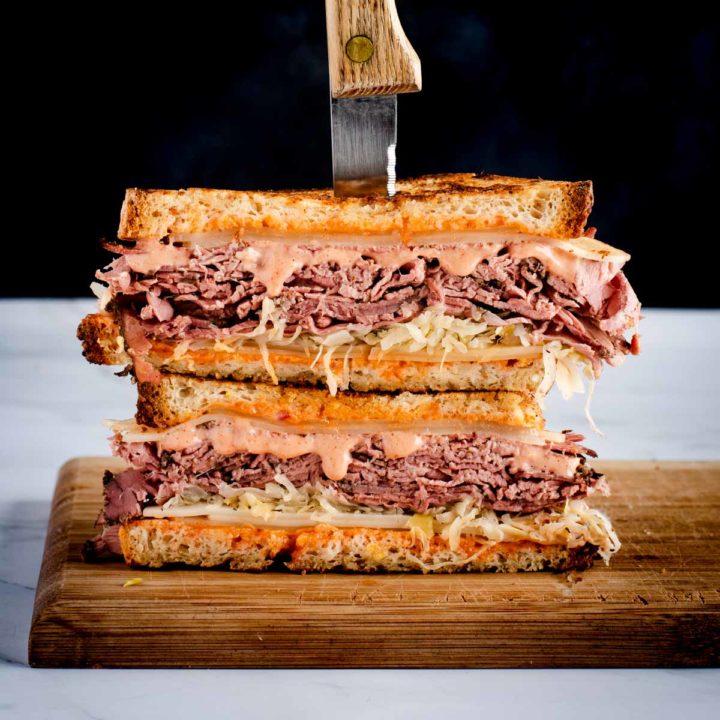 Corned Beef Sandwich With Russian Sauce Reuben Sandwich Recipe 