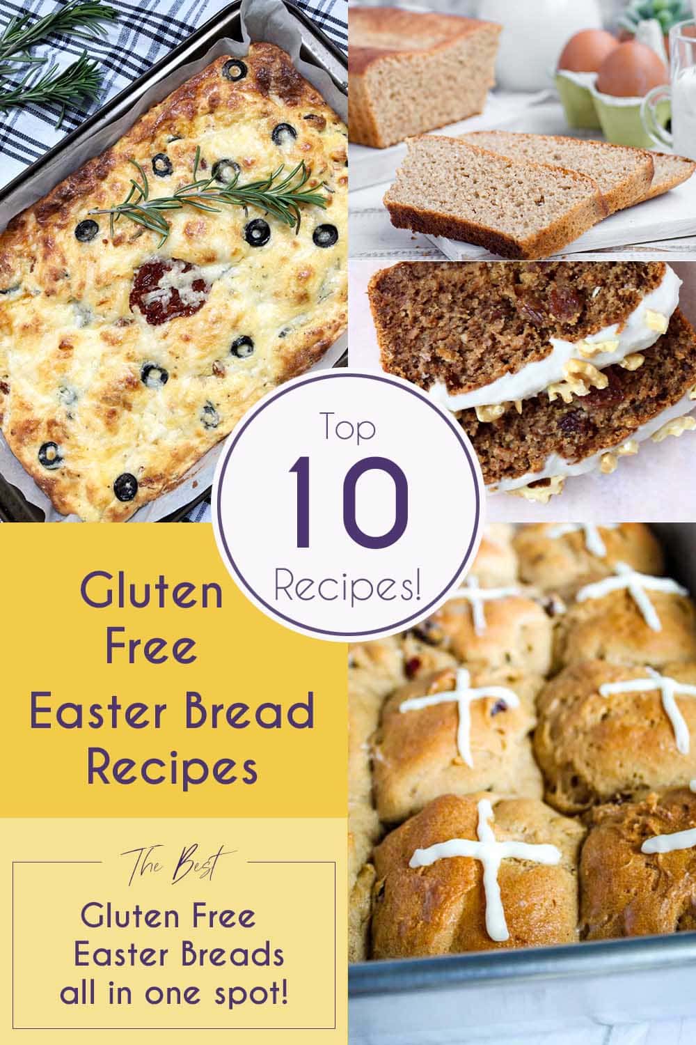 Top 10 Gluten Free Easter Bread Recipes!