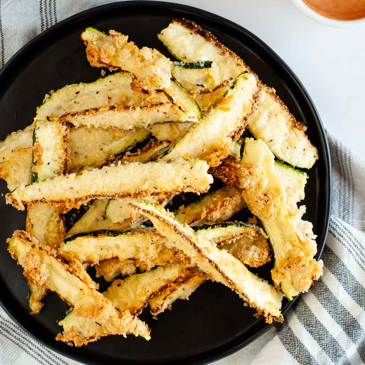 Oven Baked Zucchini Fries Gluten Free Keto Includes Sauce Recipe