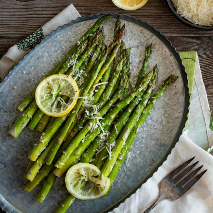 Roasted Asparagus with Parmesan and Lemon Effortless and Delicious!