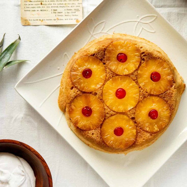 Old Fashioned Pineapple Upside Down Cake Gluten Free Dairy Free 4041